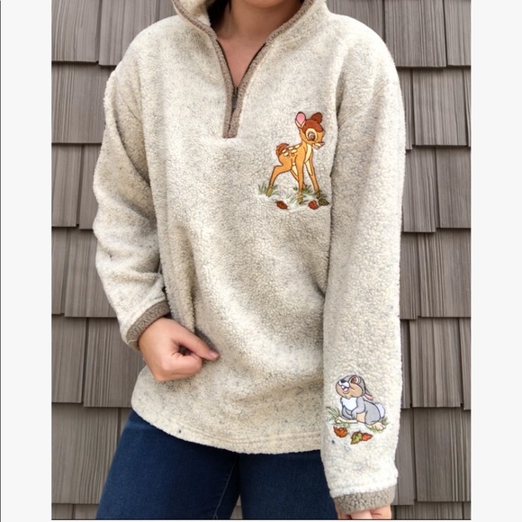 Disney Tops - Disney // Bambi Sherpa Hoodie